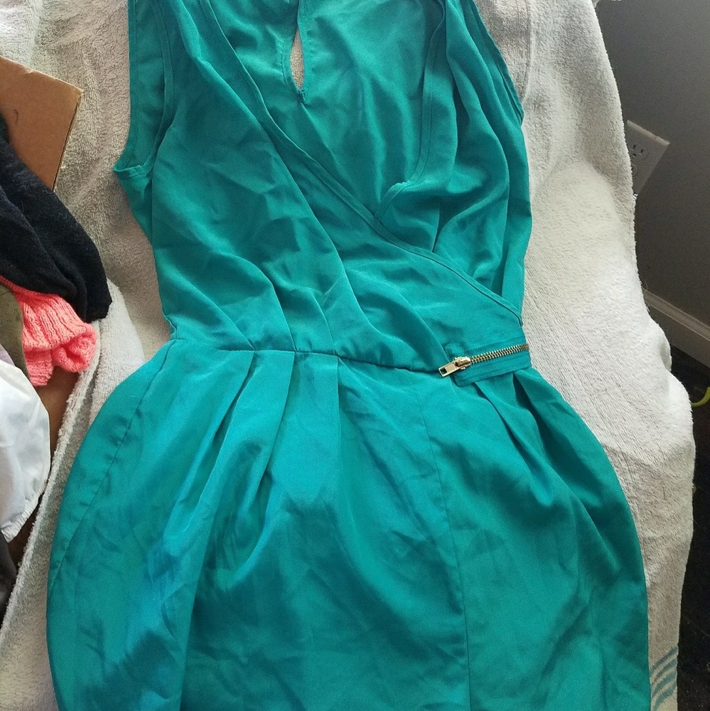 Teal Romper size small